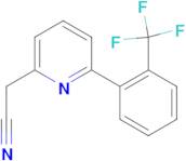 2-(6-(2-(TRIFLUOROMETHYL)PHENYL)PYRIDIN-2-YL)ACETONITRILE