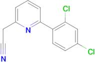 2-(6-(2,4-DICHLOROPHENYL)PYRIDIN-2-YL)ACETONITRILE