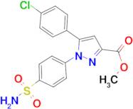 METHYL-1-[4-(AMINOSULFONYL)PHENYL]-5-(4-CHLOROPHENYL)-1H-PYRAZOLE-3-CARBOXYLATE