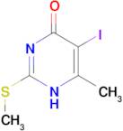 5-IODO-6-METHYL-2-(METHYLSULFANYL)PYRIMIDIN-4-OL