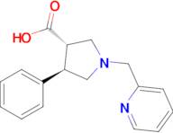 TRANS-4-PHENYL-1-(PYRIDIN-2-YLMETHYL)PYRROLIDINE-3-CARBOXYLIC ACID