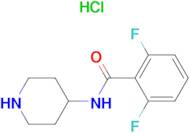 2,6-DIFLUORO-N-(PIPERIDIN-4-YL)BENZAMIDE HCL