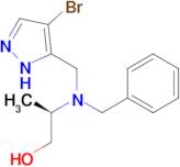 (R)-2-(BENZYL((4-BROMO-1H-PYRAZOL-5-YL)METHYL)AMINO)PROPAN-1-OL