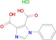 1-PHENYL-1H-IMIDAZOLE-4,5-DICARBOXYLIC ACID HCL