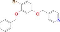 4-((3-(BENZYLOXY)-4-BROMOPHENOXY)METHYL)PYRIDINE