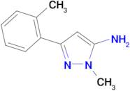 1-METHYL-3-(2-METHYLPHENYL)-1H-PYRAZOL-5-AMINE