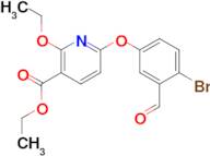 ETHYL 6-(4-BROMO-3-FORMYLPHENOXY)-2-ETHOXYNICOTINATE