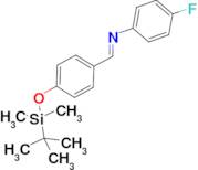 (E)-N-(4-((TERT-BUTYLDIMETHYLSILYL)OXY)BENZYLIDENE)-4-FLUOROANILINE