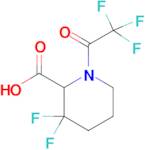 3,3-DIFLUORO-1-(TRIFLUOROACETYL)PIPERIDINE-2-CARBOXYLIC ACID