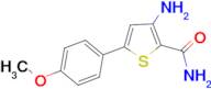 3-AMINO-5-(4-METHOXYPHENYL)-2-THIOPHENECARBOXAMIDE