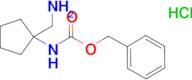 BENZYL (1-(AMINOMETHYL)CYCLOPENTYL)CARBAMATE HCL