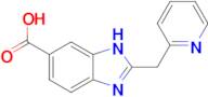2-(PYRIDIN-2-YLMETHYL)-1H-BENZO[D]IMIDAZOLE-6-CARBOXYLIC ACID