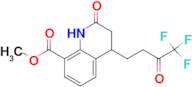 METHYL 2-OXO-4-(4,4,4-TRIFLUORO-3-OXOBUTYL)-1,2,3,4-TETRAHYDROQUINOLINE-8-CARBOXYLATE