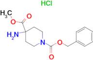 1-BENZYL 4-METHYL 4-AMINOPIPERIDINE-1,4-DICARBOXYLATE HCL