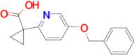 1-(5-(BENZYLOXY)PYRIDIN-2-YL)CYCLOPROPANECARBOXYLIC ACID