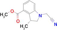 (R)-METHYL 1-(CYANOMETHYL)-3-METHYLINDOLINE-4-CARBOXYLATE