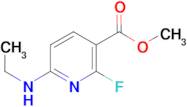 METHYL 6-(ETHYLAMINO)-2-FLUOROPYRIDINE-3-CARBOXYLATE