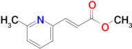 2-PROPENOIC ACID, 3-(6-METHYL-2-PYRIDINYL)-, METHYL ESTER