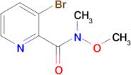 3-BROMO-N-METHOXY-N-METHYLPICOLINAMIDE