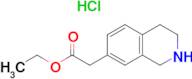 ETHYL 2-(1,2,3,4-TETRAHYDROISOQUINOLIN-7-YL)ACETATE HCL