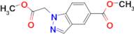 METHYL 1-(2-METHOXY-2-OXOETHYL)-1H-INDAZOLE-5-CARBOXYLATE