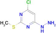 4-CHLORO-6-HYDRAZINYL-2-(METHYLSULFANYL)PYRIMIDINE