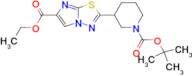 ETHYL 2-(1-(TERT-BUTOXYCARBONYL)PIPERIDIN-3-YL)IMIDAZO[2,1-B][1,3,4]THIADIAZOLE-6-CARBOXYLATE