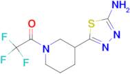 1-(3-(5-AMINO-1,3,4-THIADIAZOL-2-YL)PIPERIDIN-1-YL)-2,2,2-TRIFLUOROETHANONE