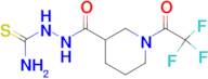 2-(1-(2,2,2-TRIFLUOROACETYL)PIPERIDINE-3-CARBONYL)HYDRAZINECARBOTHIOAMIDE