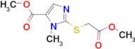 METHYL 2-((2-METHOXY-2-OXOETHYL)THIO)-1-METHYL-1H-IMIDAZOLE-5-CARBOXYLATE