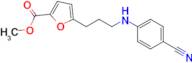 METHYL 5-(3-((4-CYANOPHENYL)AMINO)PROPYL)FURAN-2-CARBOXYLATE