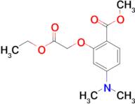 METHYL 4-(DIMETHYLAMINO)-2-(2-ETHOXY-2-OXOETHOXY)BENZOATE