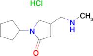 1-CYCLOPENTYL-4-((METHYLAMINO)METHYL)PYRROLIDIN-2-ONE HCL