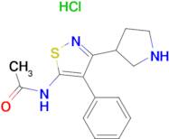 N-(4-PHENYL-3-(PYRROLIDIN-3-YL)ISOTHIAZOL-5-YL)ACETAMIDE HCL