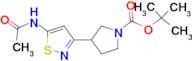 TERT-BUTYL 3-(5-ACETAMIDOISOTHIAZOL-3-YL)PYRROLIDINE-1-CARBOXYLATE