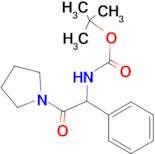 TERT-BUTYL N-[2-OXO-1-PHENYL-2-(PYRROLIDIN-1-YL)ETHYL]CARBAMATE