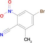 4-BROMO-2-METHYL-6-NITROBENZONITRILE