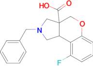 2-BENZYL-9-FLUORO-1,2,3,3A,4,9B-HEXAHYDROCHROMENO[3,4-C]PYRROLE-3A-CARBOXYLIC ACID