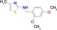 N-[(2,4-DIMETHOXYPHENYL)METHYL]-4-METHYL-1,3-THIAZOL-2-AMINE