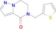 5-(THIOPHEN-2-YLMETHYL)-6,7-DIHYDROPYRAZOLO[1,5-A]PYRAZIN-4(5H)-ONE