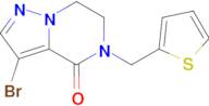 3-BROMO-5-(THIOPHEN-2-YLMETHYL)-6,7-DIHYDROPYRAZOLO[1,5-A]PYRAZIN-4(5H)-ONE