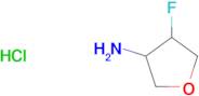 4-FLUOROTETRAHYDROFURAN-3-AMINE HCL