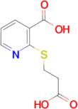 2-((2-CARBOXYETHYL)THIO)NICOTINIC ACID