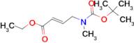 (E)-ETHYL 4-((TERT-BUTOXYCARBONYL)(METHYL)AMINO)BUT-2-ENOATE