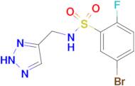 N-((1H-1,2,3-TRIAZOL-5-YL)METHYL)-5-BROMO-2-FLUOROBENZENESULFONAMIDE