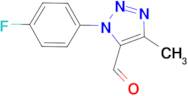 1-(4-FLUOROPHENYL)-4-METHYL-1H-1,2,3-TRIAZOLE-5-CARBALDEHYDE