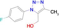 (1-(4-FLUOROPHENYL)-4-METHYL-1H-1,2,3-TRIAZOL-5-YL)METHANOL