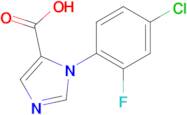 1-(4-CHLORO-2-FLUOROPHENYL)-1H-IMIDAZOLE-5-CARBOXYLIC ACID