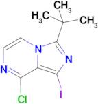 3-(TERT-BUTYL)-8-CHLORO-1-IODOIMIDAZO[1,5-A]PYRAZINE