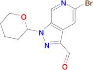 5-BROMO-1-(TETRAHYDRO-2H-PYRAN-2-YL)-1H-PYRAZOLO[3,4-C]PYRIDINE-3-CARBALDEHYDE